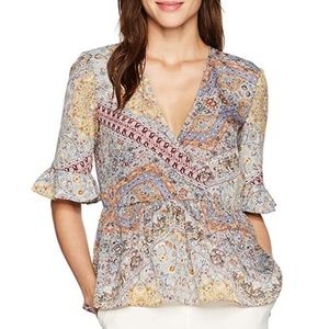 NWT BCBGeneration Bell Sleeve Boho Top